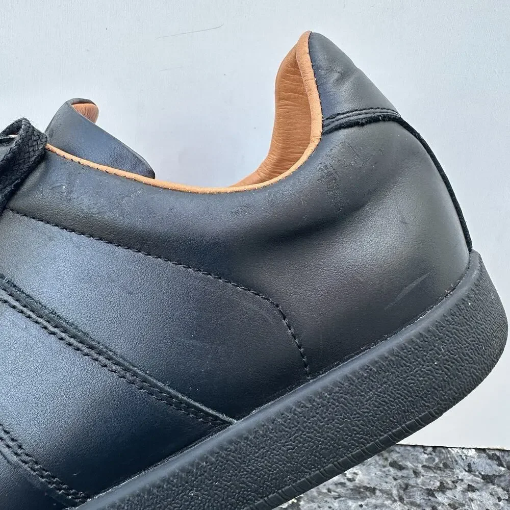 Beckett Simonon, Morgen Trainers Men's Black-Gum Leather Size 12